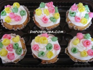 Cup cake pelangi