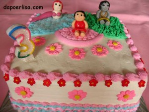 Birthday cake Rana 3 tahun