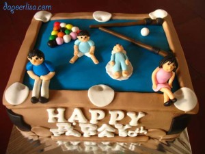 Billiard cake: 1