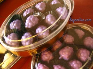 Praline blueberry