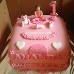 Birthday cake Amanda - 1
