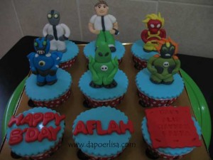 Ben 10 Cupcake Aflah