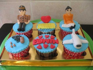 Cupcake ultah Edwin
