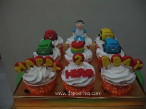 Tayo The Little Bus cupcake